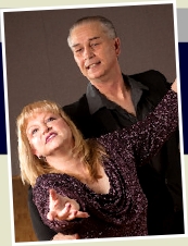 Award winning dance instructors Linda Landwehr & Stan Mayer.