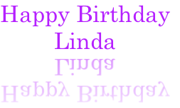 Happy Birthday
Linda
